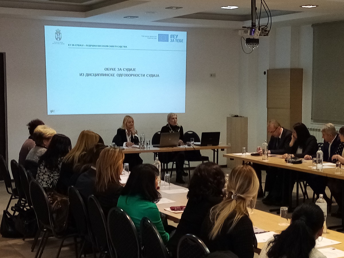 Обука, Крагујевац, 6.12.2019 - ,,Дисциплинска одговорност судија“ - Извор: Правосудна академија Обука, Крагујевац, 6.12.2019 - ,,Дисциплинска одговорност судија“ - Извор: Правосудна академија