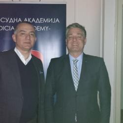 Директор Правосудне академије Ненад Вујић састао се данас са шефом Мисије Савета Европе у Београду, Тобиасом Флесенкемпером-2