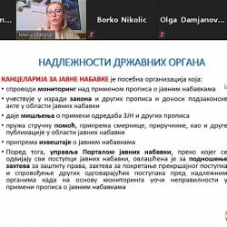 01-02. април 2021. године – Обука у области јавних набавки за представнике Посебних одељења за сузбијање корупције Виших јавних тужилаштава и Одељења за борбу против корупције МУП Републике Србије-5