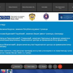 22. јун, 2021. - "Доказна радња увиђаја и изузимање микротрагова приликом форензичке обраде лица места"-12