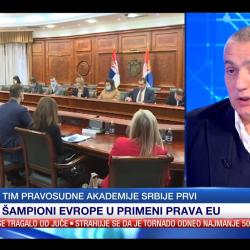 Tanjug, gost emisije „Tačno u 15“ direktor Nenad Vujić o pobedi tima Pravosudne akademije na takmičenju EU timova u oblasti primene prava EU-9