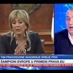 Tanjug, gost emisije „Tačno u 15“ direktor Nenad Vujić o pobedi tima Pravosudne akademije na takmičenju EU timova u oblasti primene prava EU-10