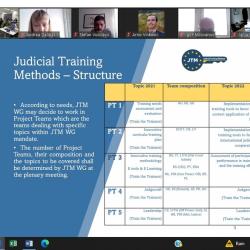 Participation of the Judicial Academy in the meeting of the Working Group for training methodology of the European Judicial Training Network 4