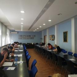 Фотографија са писменог дела пријемног испита у Новом Саду [1]