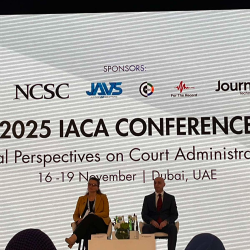 Dr. Olga Tešović, participated in the international conference in Dubai called "Global Perspectives on Court Administration" - picture 3