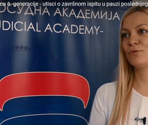 Ива Марковић, изјава поводом завршног испита