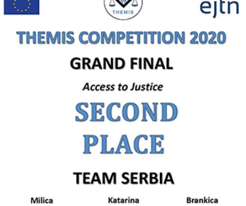 Utisci tima Srbije povodom osvojenog drugog mesta na takmičenju THEMIS 2020