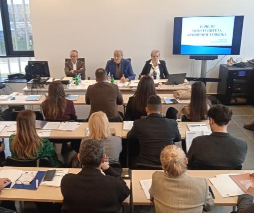 Presentation of the amended Manual for the application of the principle of opportunities for criminal prosecution
