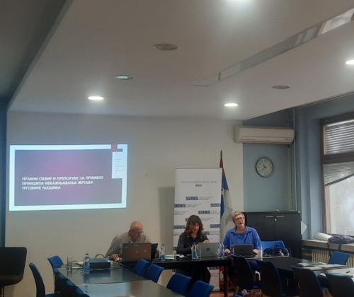 Application of principles of impunity for victims of trafficking